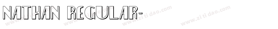 Nathan Regular字体转换